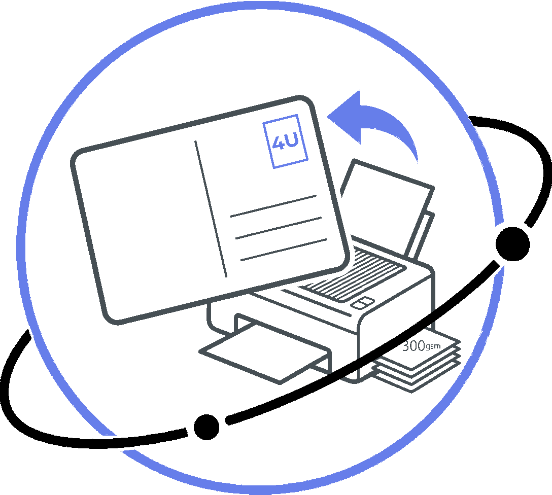 Printing & Shipping Icon